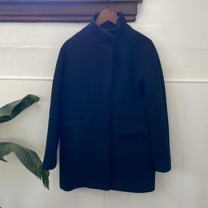 J.Crew Womens Wool Stadium Cloth by Nello Gori Cocoon Coat